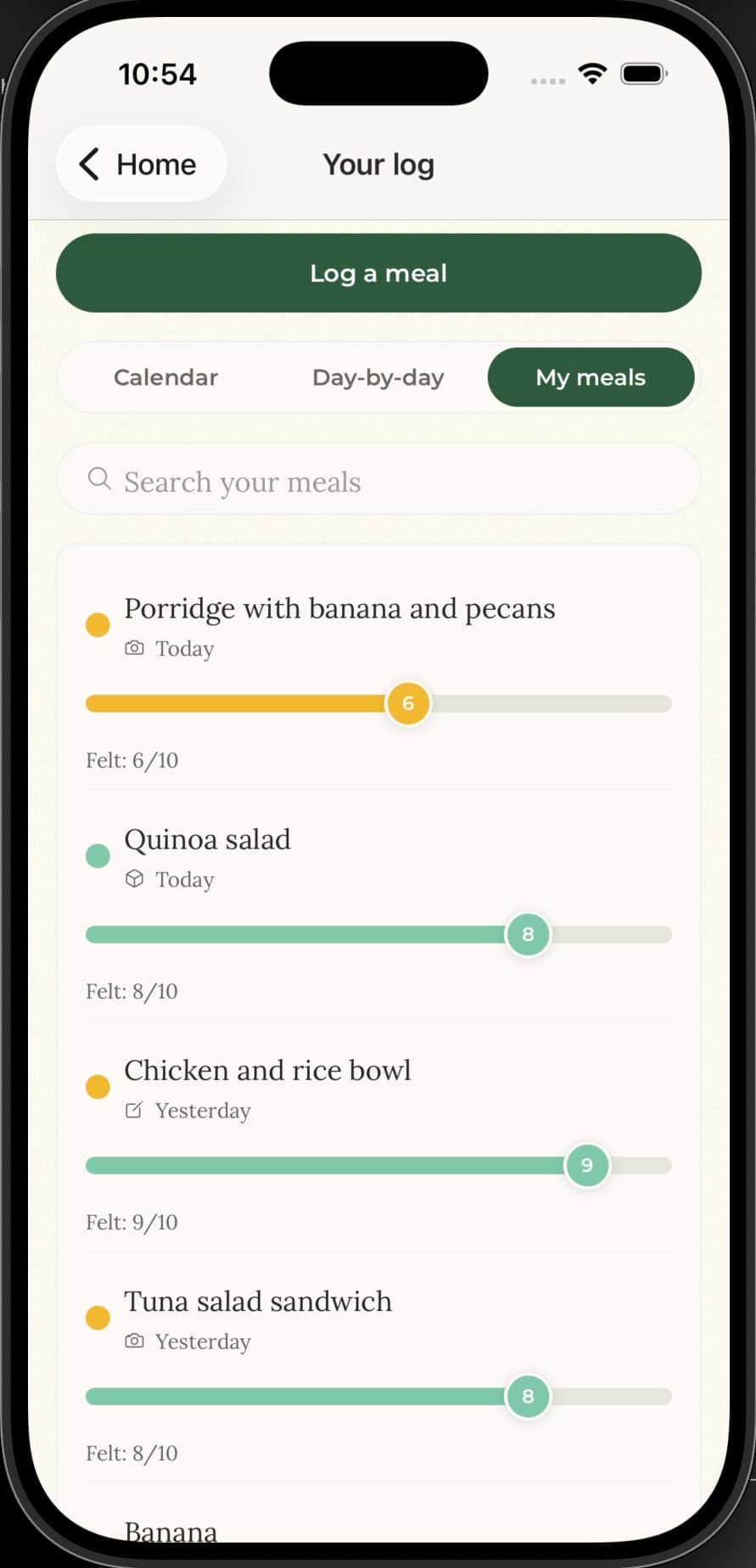 My meals