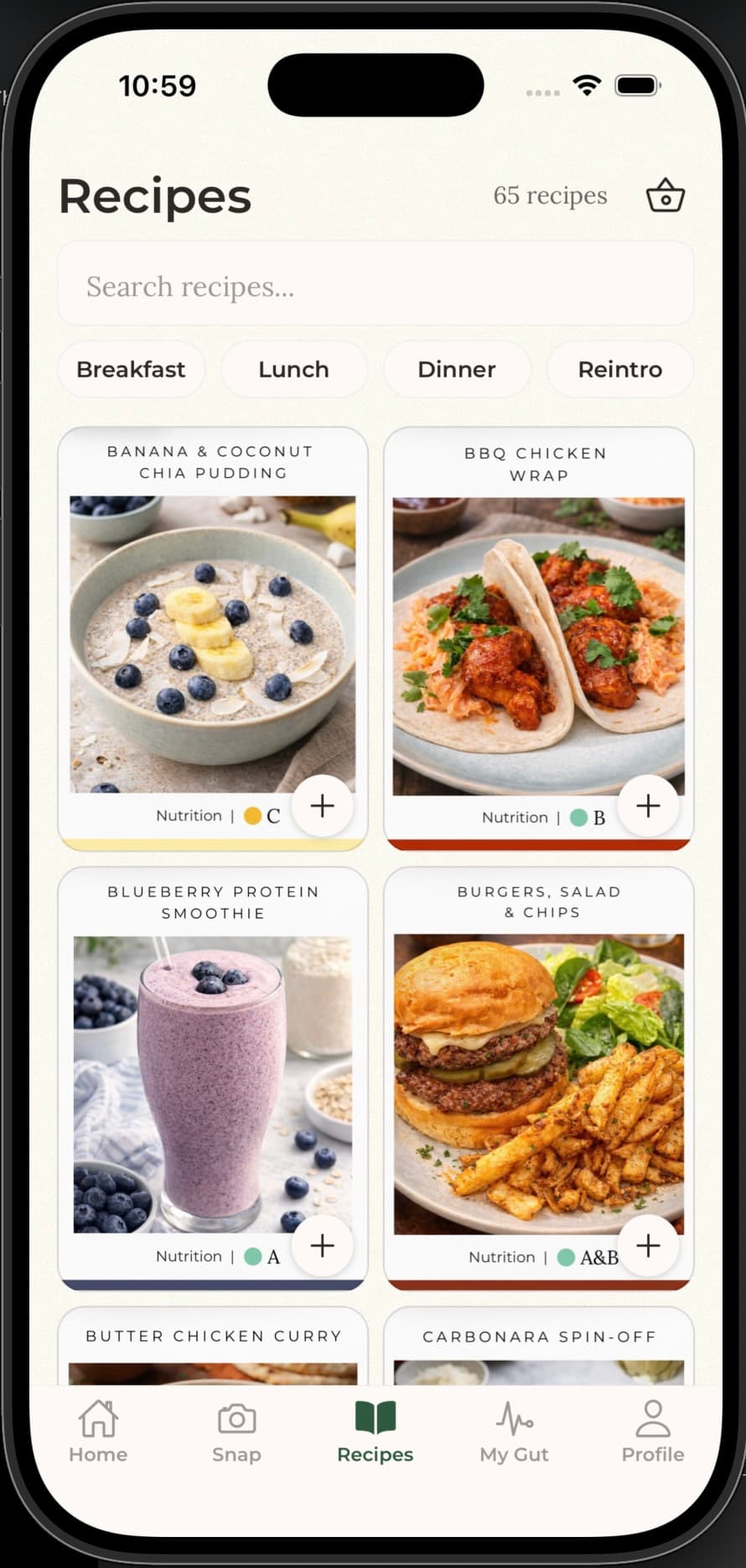 Recipe library