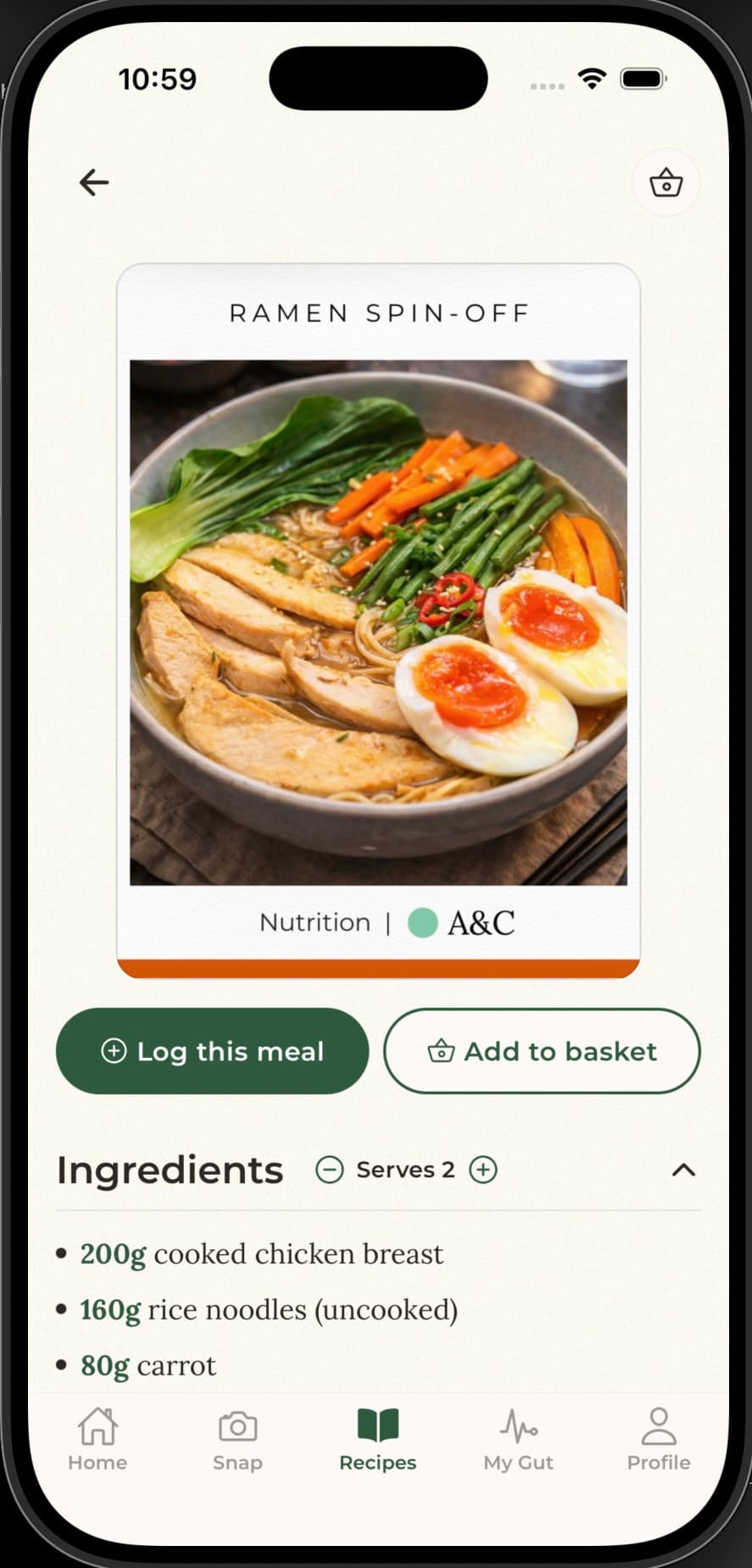 Beautiful recipe pages