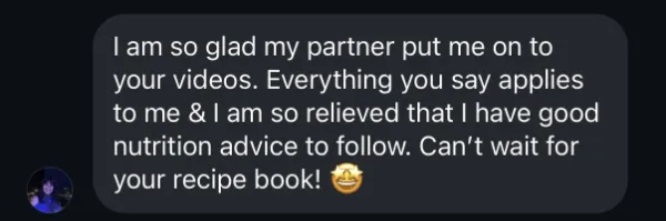 Instagram comment 1